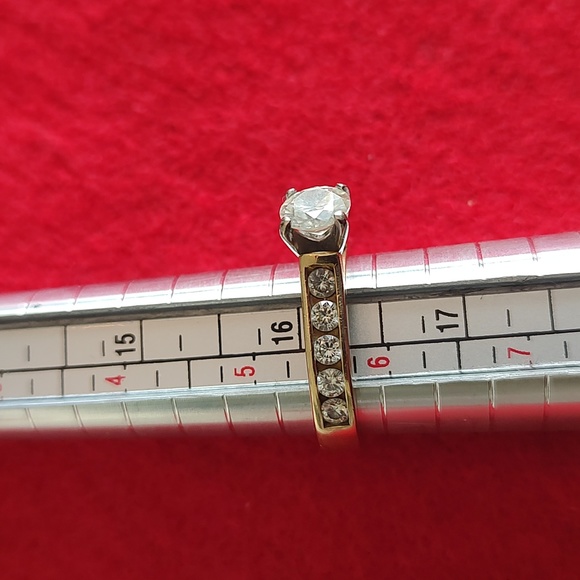 14k Moissenite Engagement Ring - Picture 8 of 8